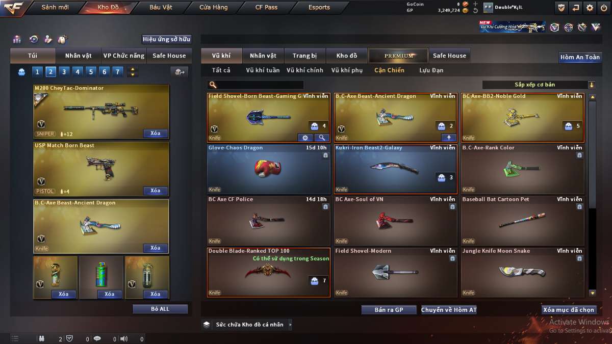 shop acc cf uy tin gia re